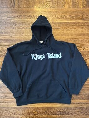 KINGS ISLAND theme park -amusement park Black Hoodie Sweatshirt